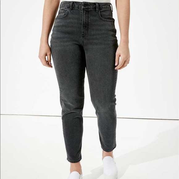 AEO High-waisted Stretch MOM jeans - Picture 2 of 5